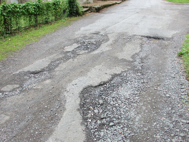 road in bad condition