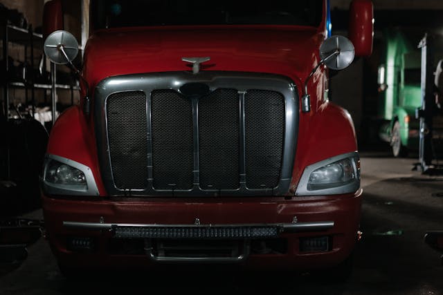front end of truck